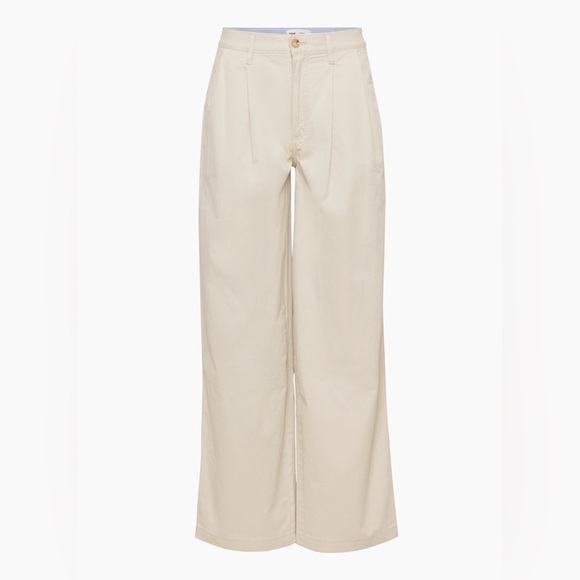 TNA Aritzia Hudson Wide Leg Chino Pants Size 8 - Picture 14 of 15